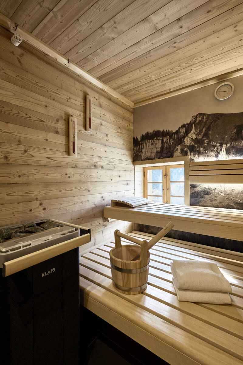 Suite mit Sauna im Luxushotel HUBERTUS