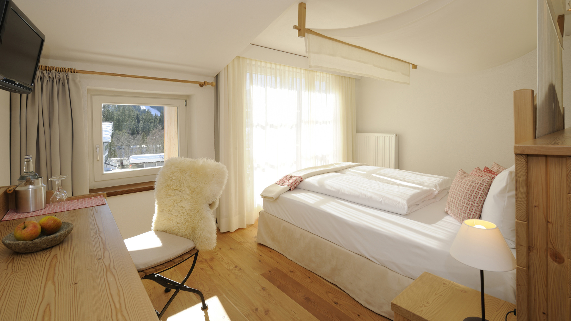 Gemütliches Zimmer mit eigenem Dampfbad für mehr Wellnessurlaub im Allgäu