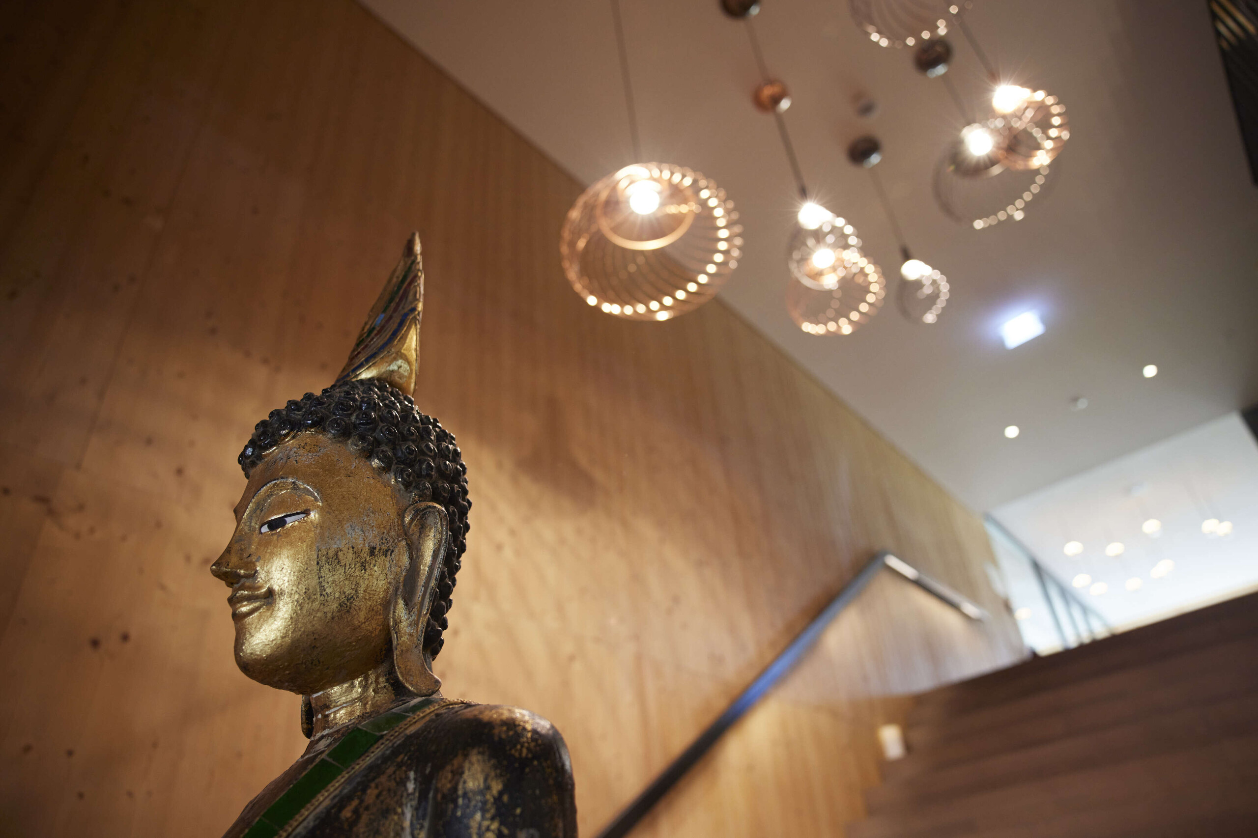 Buddha im Mountain Spring Spa des Ayurveda-Hotel HUBERTUS