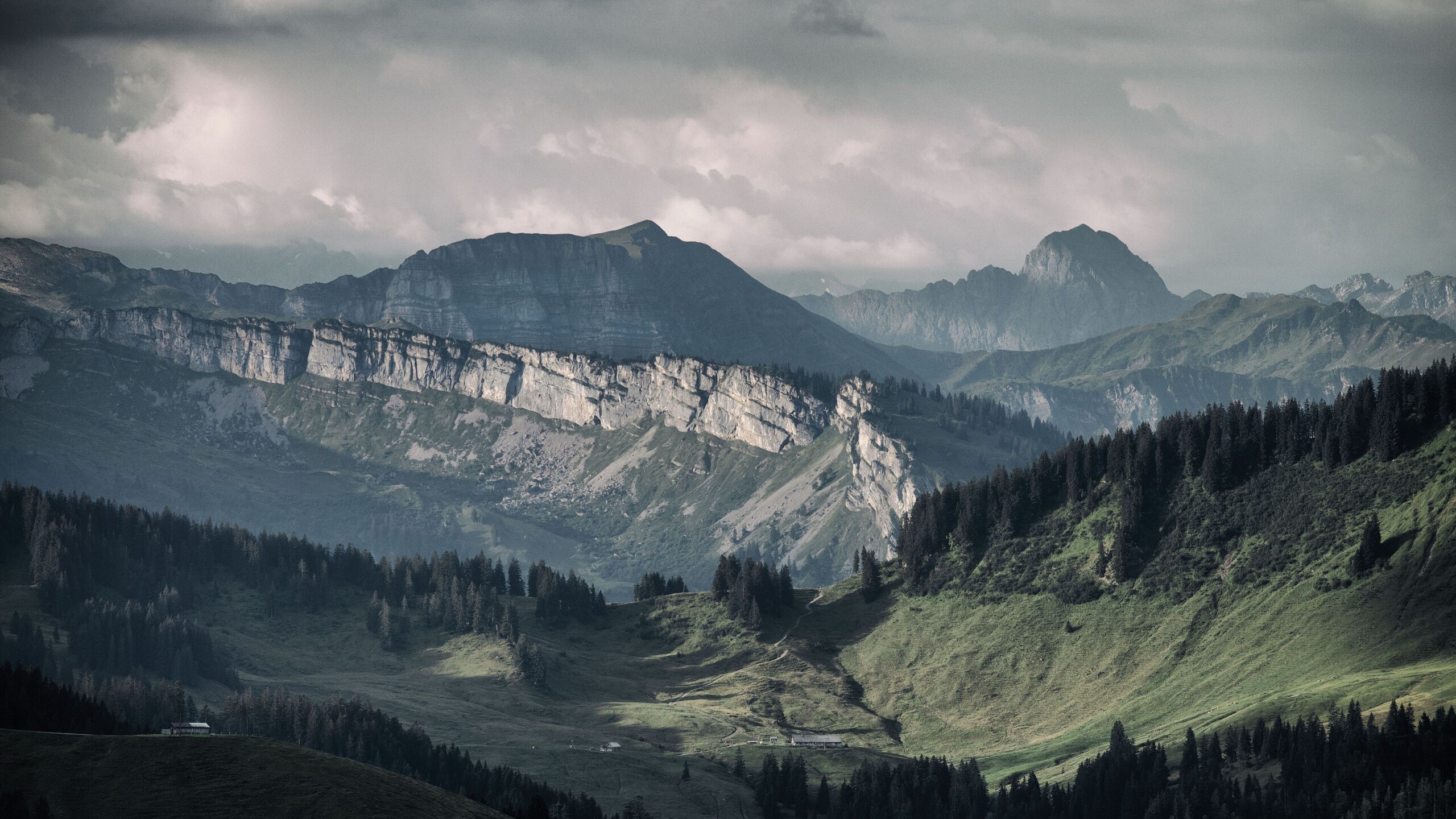 Allgäuer Alpen Landschaftsaufnahme